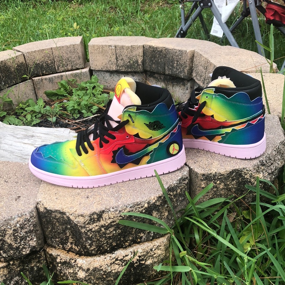 Rainbow air Jordan 1’s